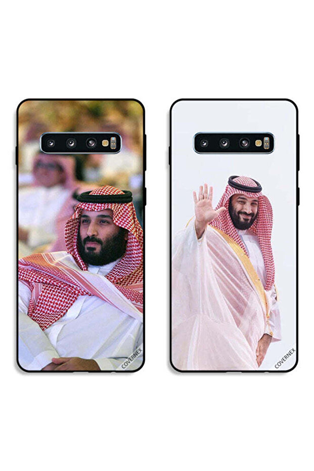 حافظتان لهاتف سامسونج جالاكسي إس ١٠ بلس - غطاءان واقيان - محمد بن سلمان