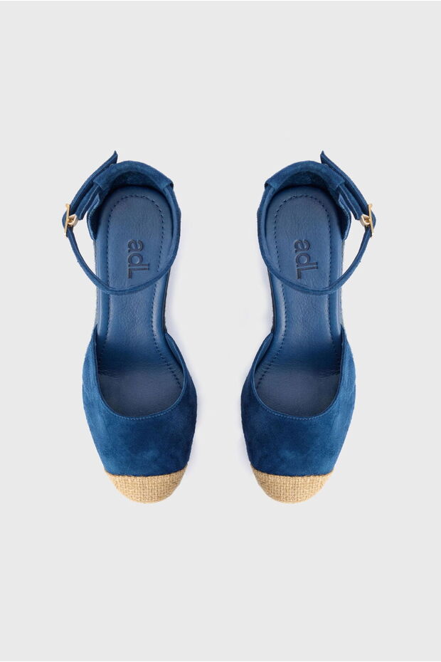 Süet Espadril Sandalet - 3