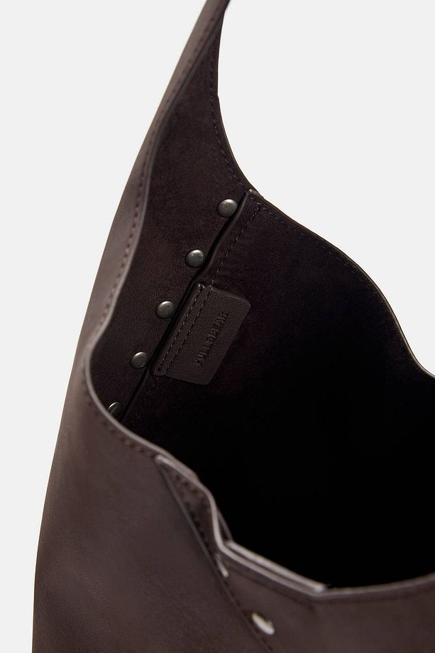 Zımbalı shopper çanta - 2