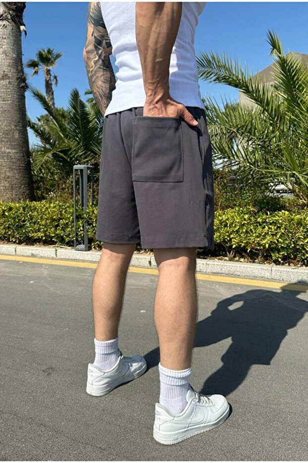 Basic Premium Oversize Şort - 5