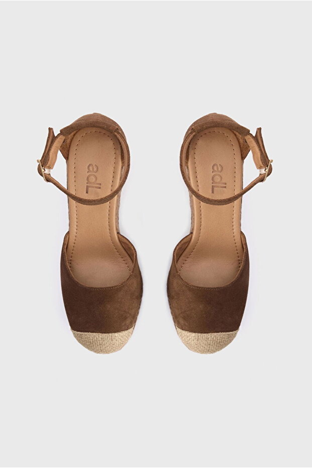 Süet Espadril Sandalet - 3