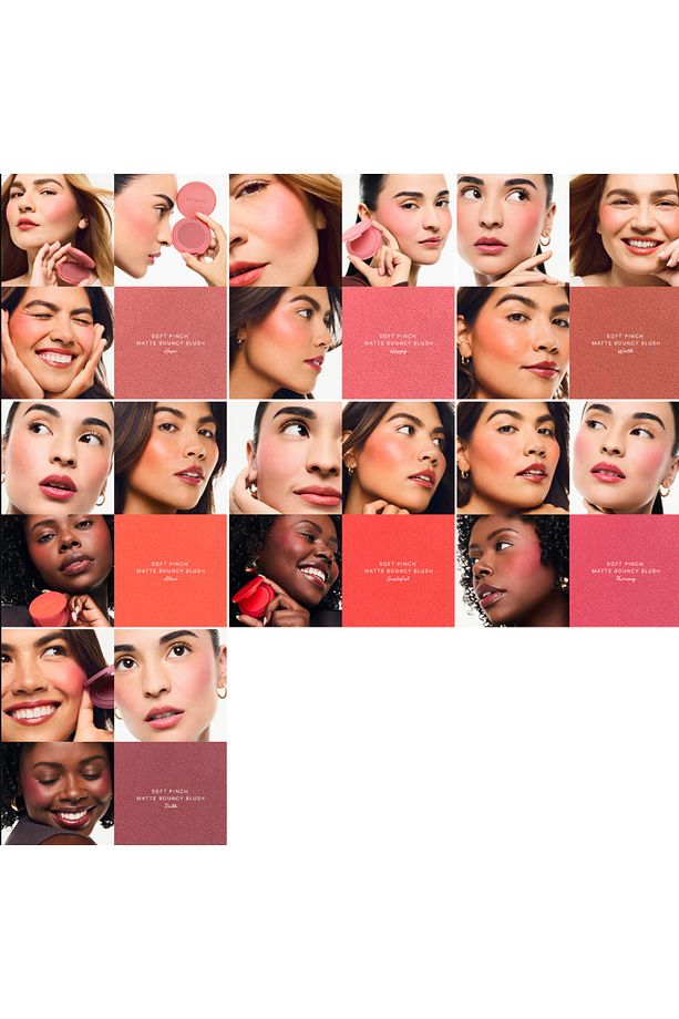 SoftPinchMatte Bouncy Blush Krem Pudra Allık Mat Bir Bitişle Cilde Sağlıklı Ve Canlı Bir Işıltı6,4 g - 4