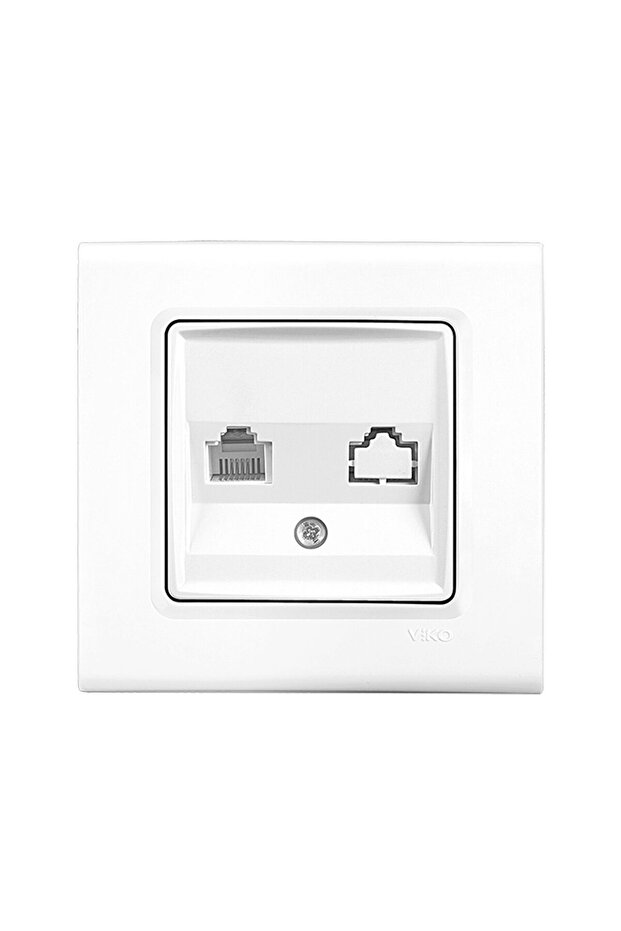 SIMPLE COMPUTER SOCKET (CAT 5e) LINNERA WHITE - 2