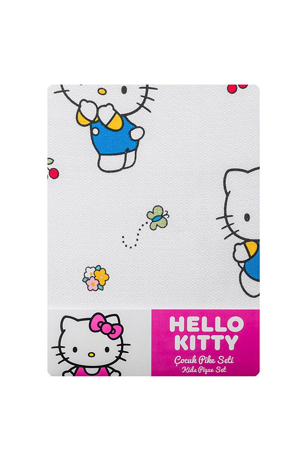 Karişik Hello Kitty Baskılı Çocuk Pike Seti - 6