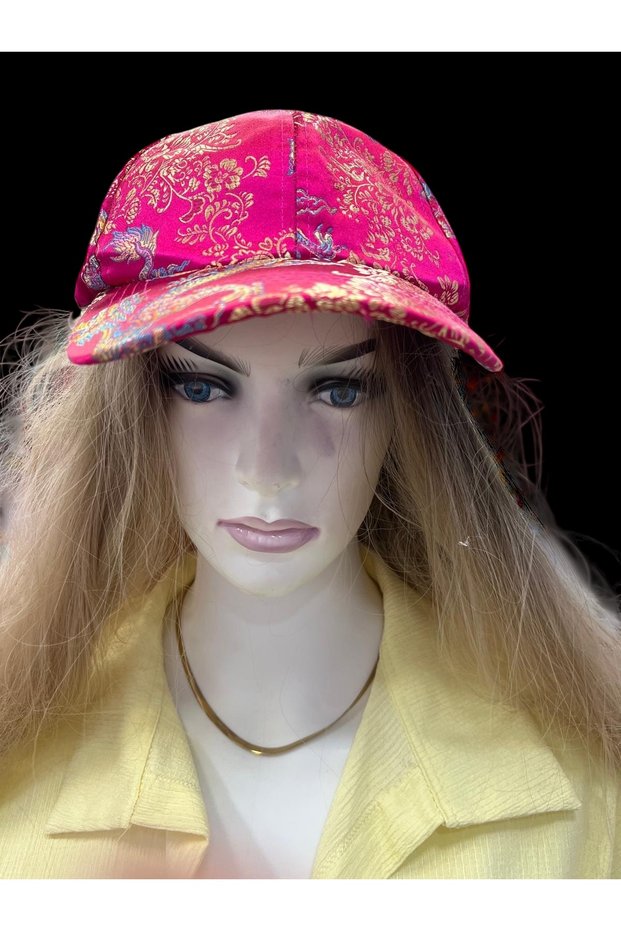 Pink Satin Hat