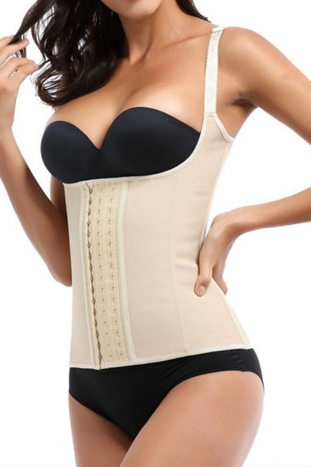 Latex Corset with Firming Straps 3 Stage Recovery Shaper Slimming Corset