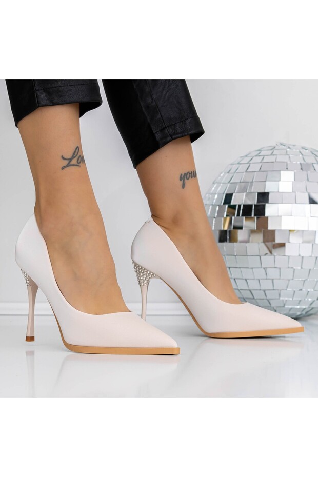 Pantofi Stiletto 3DC27 Bej |