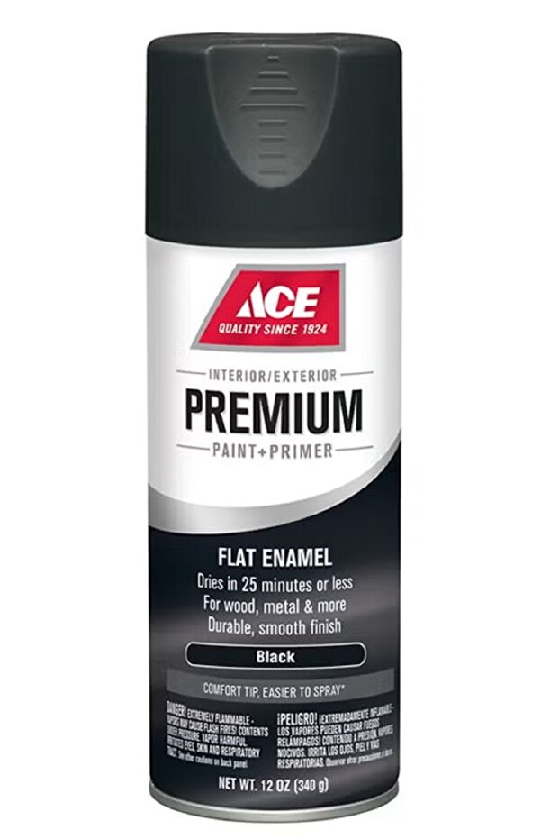 طلاء رش أسود مسطح - 2