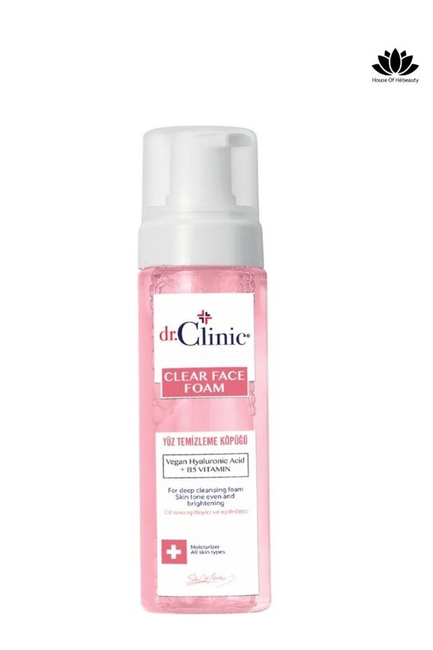 DR.CLINIC Prebiotic Cleansing Foam For Dry And Sensitive Skin (Pink)