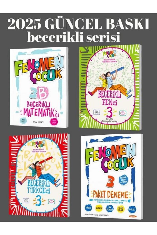 Fenomençocuk 3.sınıf becerikli serisi ve paket deneme - 1
