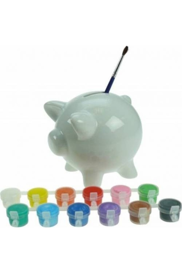 Creative set Piglet Pig Piglet for painting with 12 colors - 3