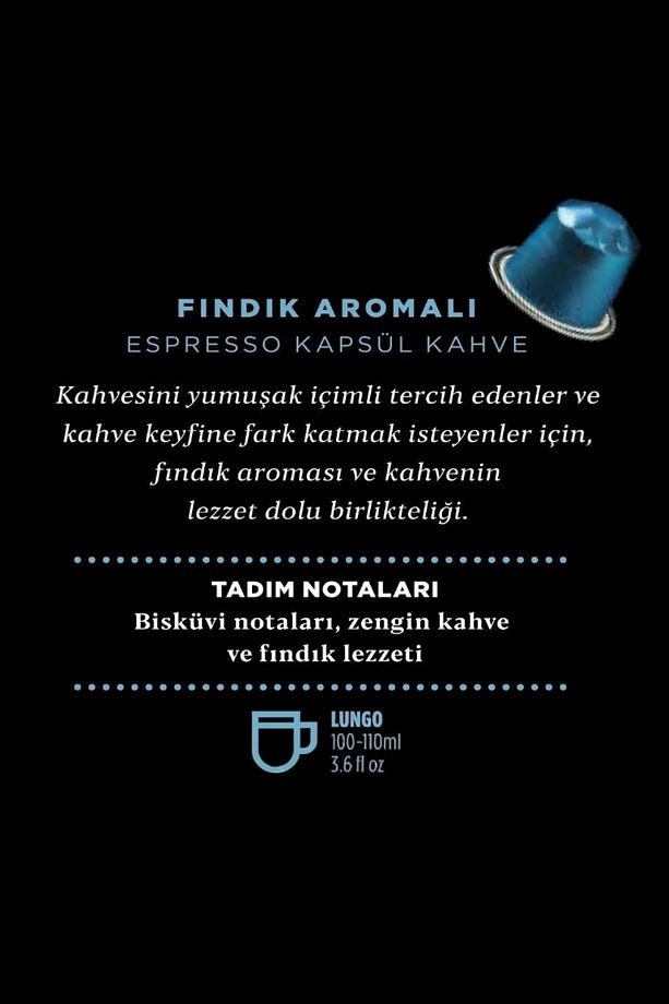 Fındık Aromalı Espresso Kapsül Kahve 10’lu Kutu – Fındıklı Kapsül Kahve Yoğun Espresso Keyfi - 5