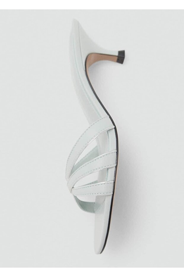 Kitten topuklu bantlı sandalet - 3