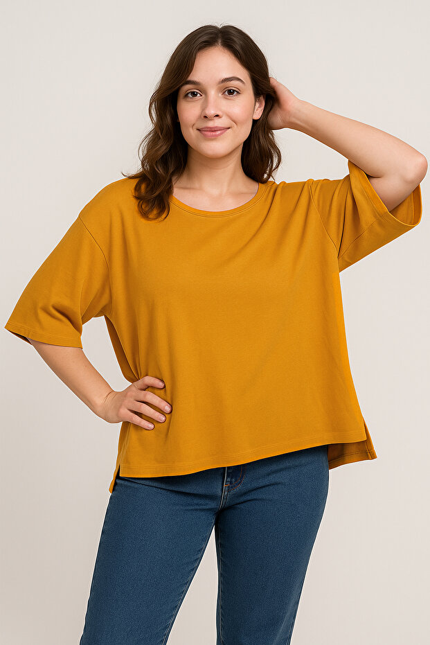 Oversize Slit Tee