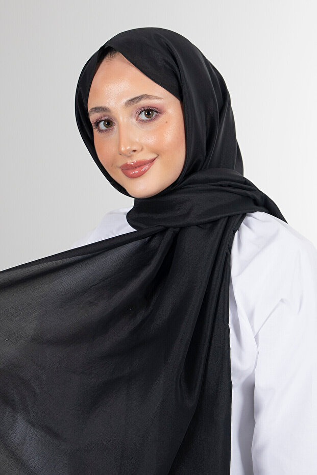 Siyah Brisa Vual Şal - 1