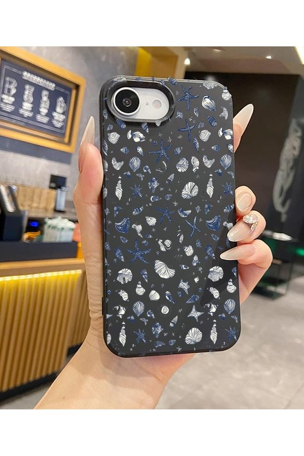 Balporsuku Exclusive Design Cover Compatible with iPhone 16E Omn01 Pattern Phone Case Minishell