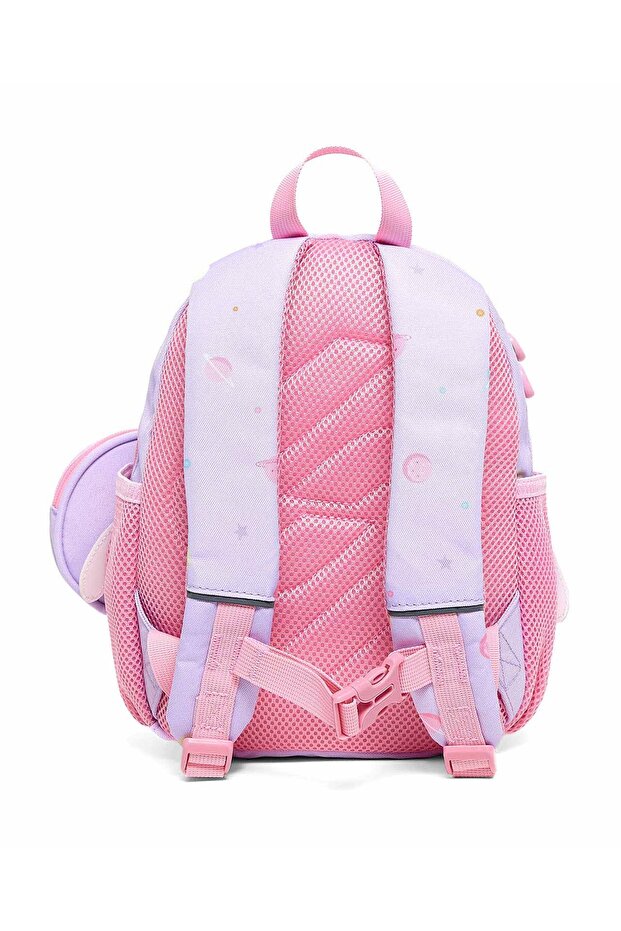 Printed Backpack With Pouch - 3