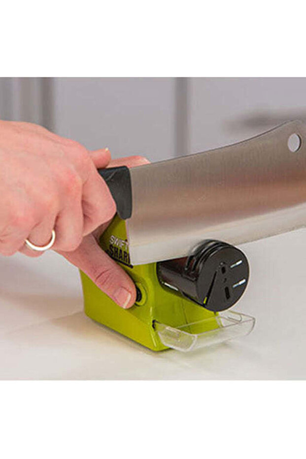 Portable electric knife and scissors sharpener with polishing function - 4