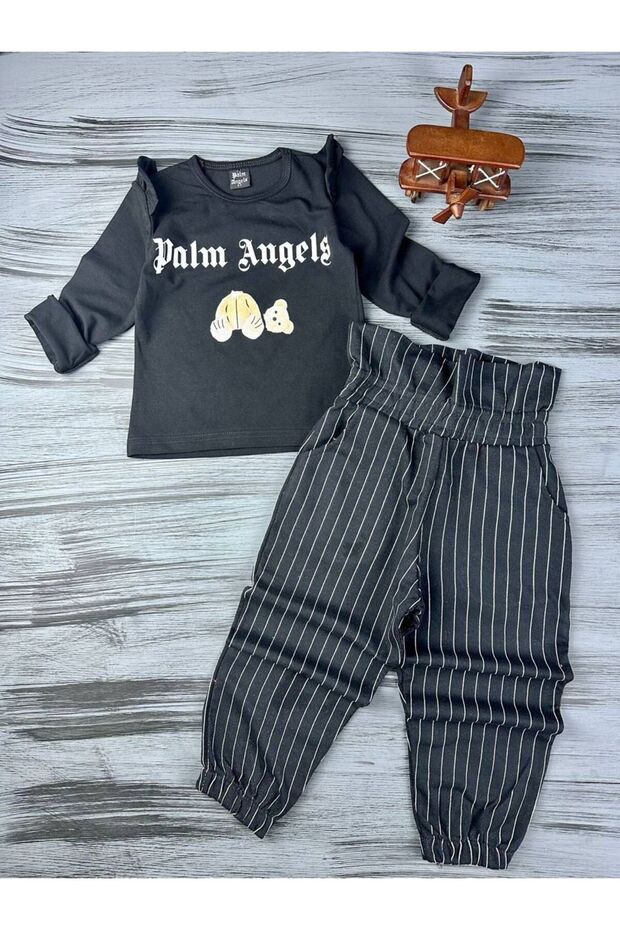 Girl's Transitional Two-Piece Bottom-Top Set