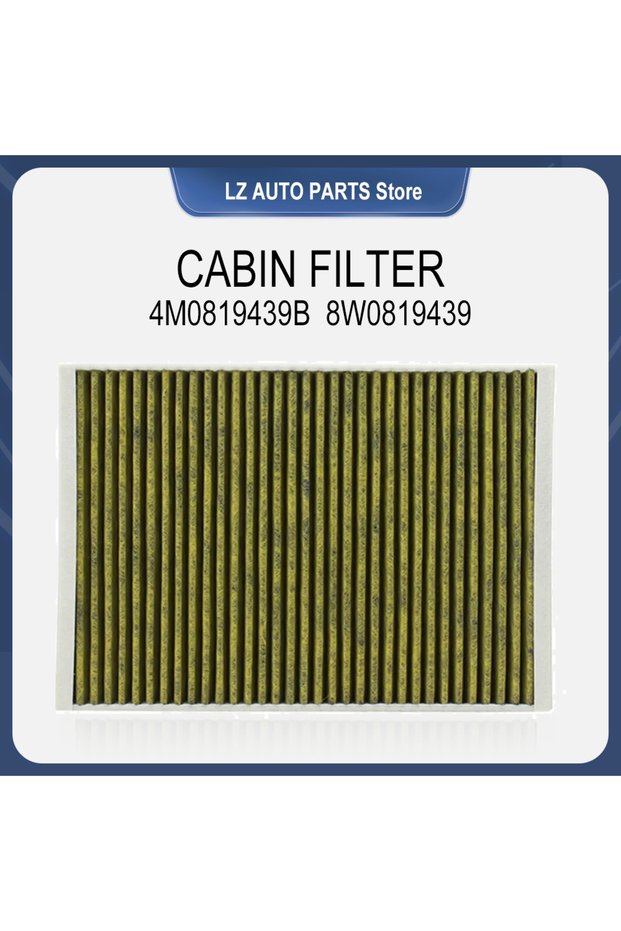 1PCS 4M0819439B Cabin Filter For Audi A4 A5 B9 A6 C8 A7 4K A8 D5 Q5 FY Q7 Q8 4M 2016 2017 2018 2019