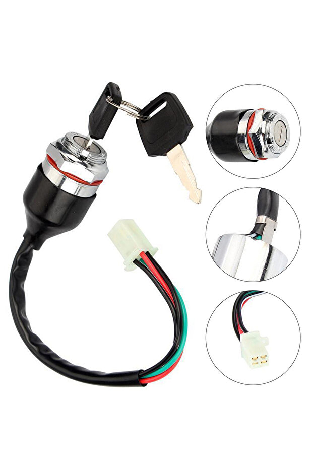 Key Starter Switch Keywords Key Ignition Switch Easy Installation High Strength Key Ignition Swit... - 1