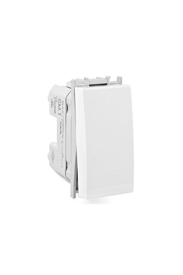 WHITE MODULAR SWITCH 2 CIRCUITS - 2