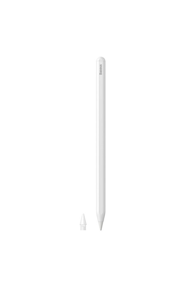 Wireless active stylus for iPhone iPad + replaceable tip white - 8