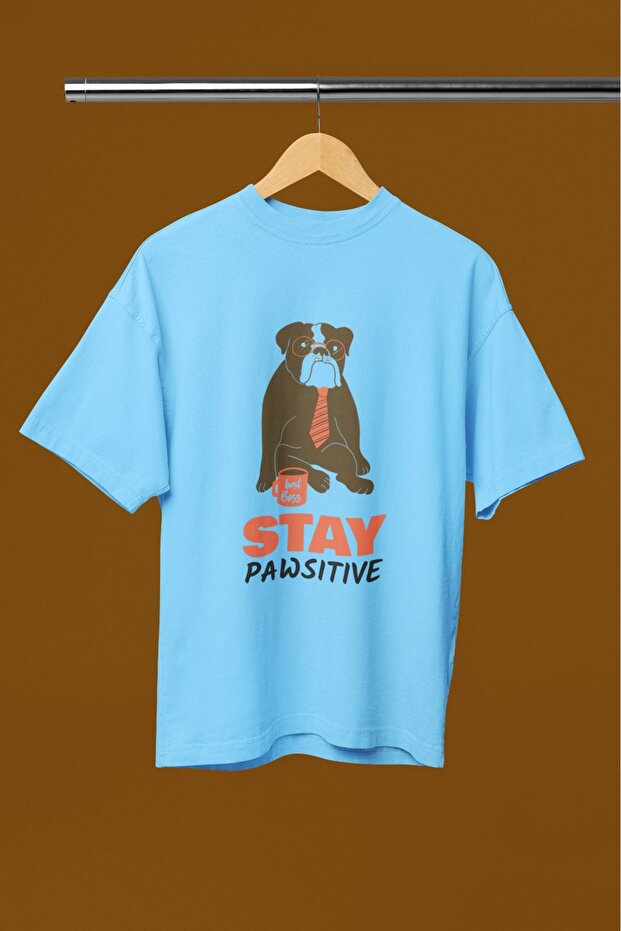 Men/Women Dog4 Transfer Printed Round Neck Short Sleeve T-Shirt