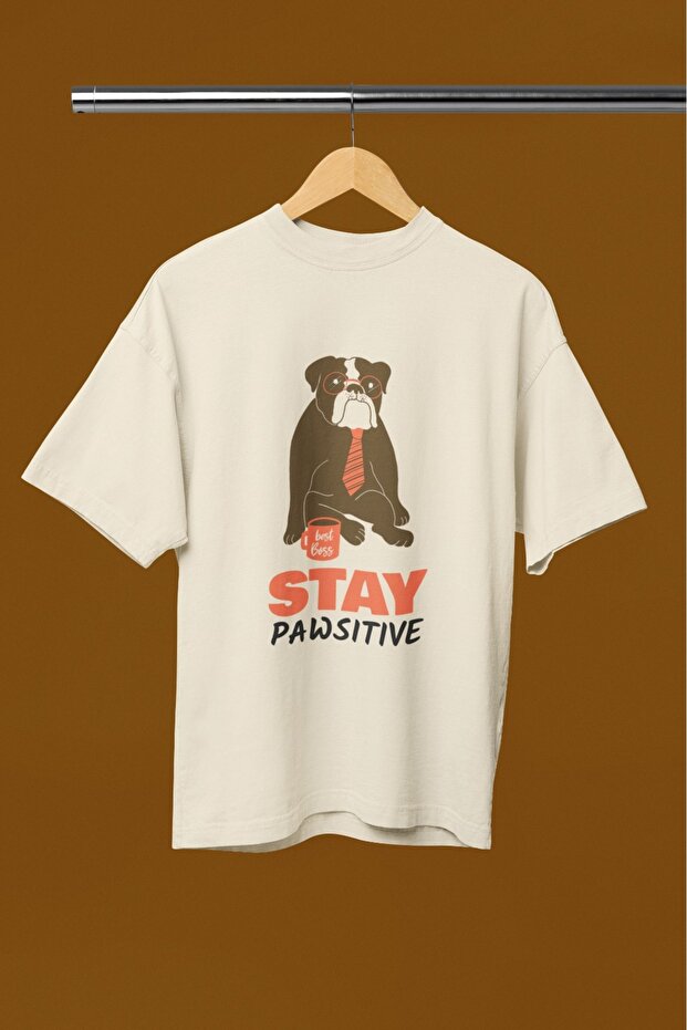 Men/Women Dog4 Transfer Printed Round Neck Short Sleeve T-Shirt