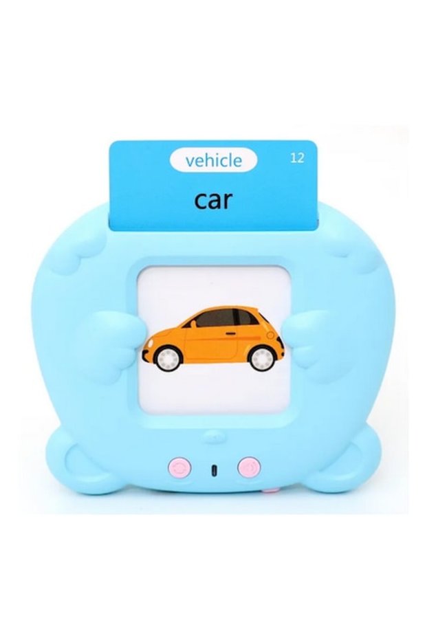 English Learning Device Bear Type with 112 Cards for Children, Voice Function