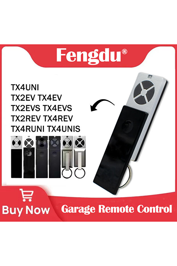 433MHz Remote Control Rolling Code Compatible with TX2EVS TX4EVS TX4UNIS TX4UNI TX2EV Extended Ra... - 1
