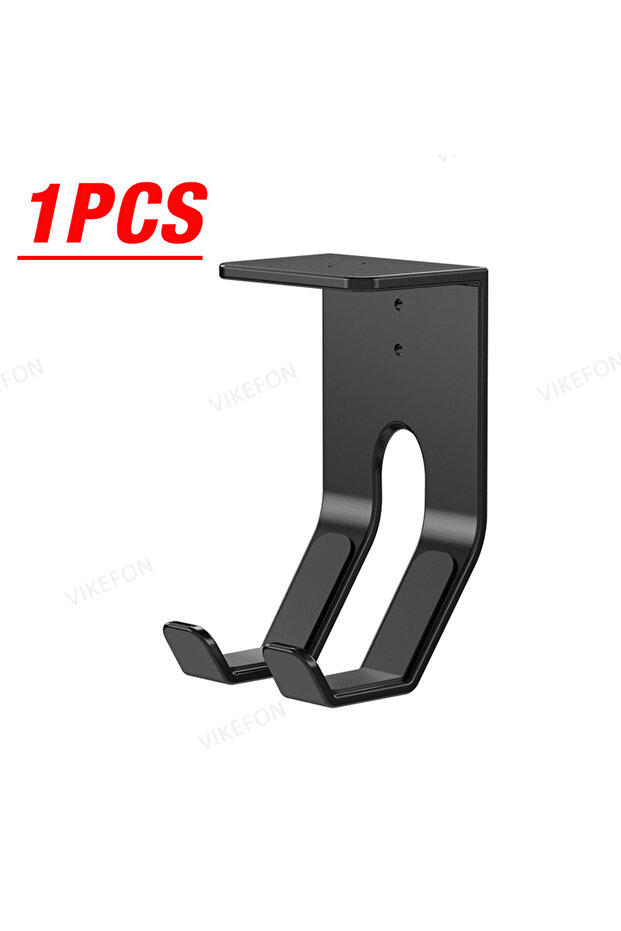 حامل وحدة تحكم الألعاب المثبت على الحائط قاعدة حامل لا يتطلب التثقيب رف تخزين وحدة التحكم. - 1