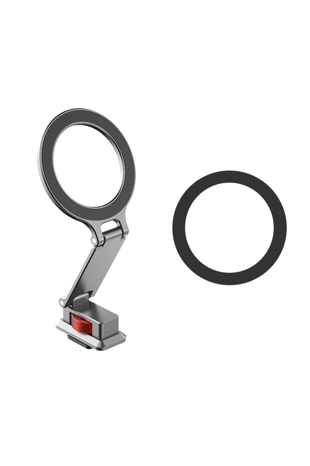 Magnetic Bracket A Flymile Magsafe Metal Magnetic Fixed Phone Holder Foldable Cold Shoe Tripod Adapt