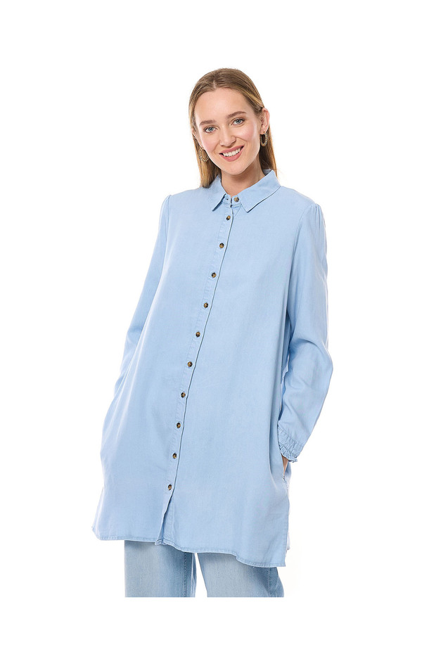 Light Blue DENIM TUNIC 10-18