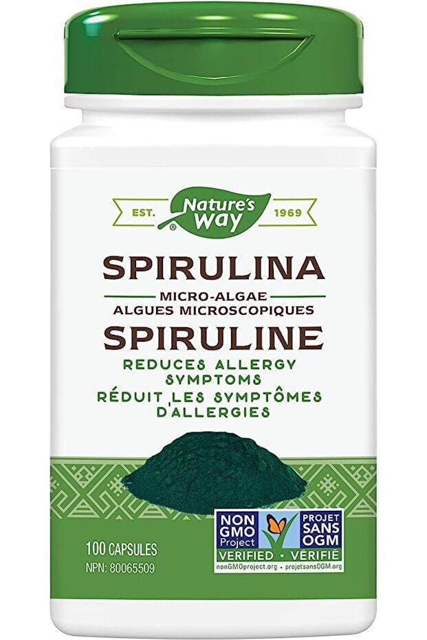 NATURES WAY SPIRULINA 100S