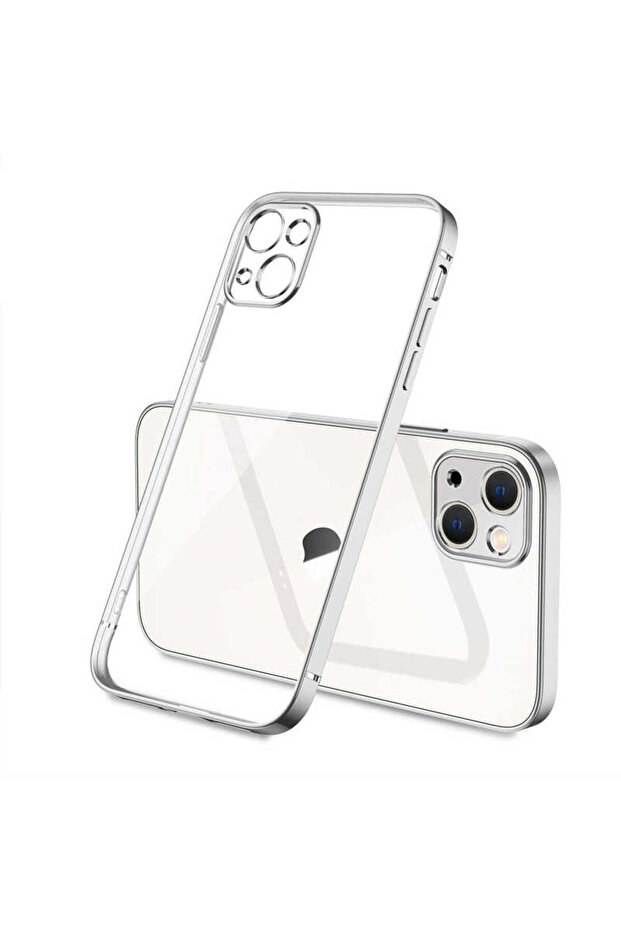 iPhone 13 Compatible Tknc Gbox Case-Silver - 1
