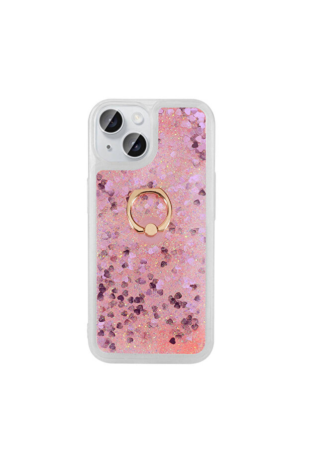 حافظة TKNC Milce المتوافقة مع هاتف iPhone 15 - فضي - 5