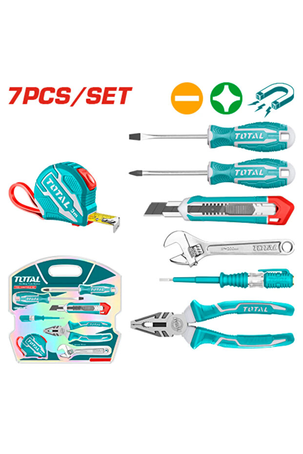 طقم عدة على كرت 7pcs/set توتال Thkthp90076
