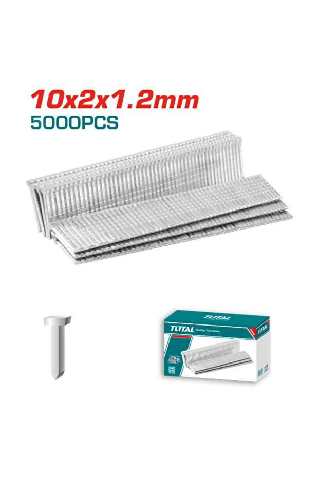 مسمار دباسة يدوية 10x1.2mm 5000pcs توتال Tht39105