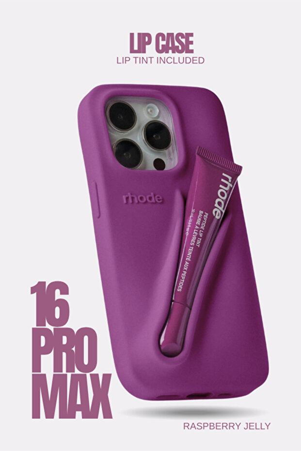 Rhode – Iphone 16 Pro Max Silicone Stick-on Lip Gloss Holder Sleeve