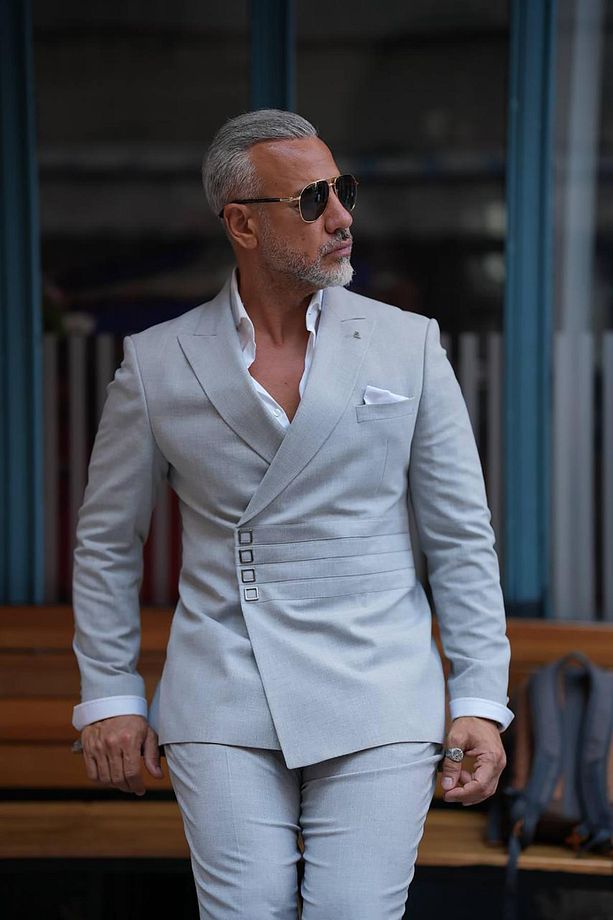 DÖRT ŞERİTLİ ÇITÇITLI TAKIM ELBİSE - 4