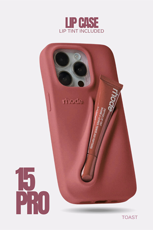 Rhode – Iphone 15 Pro Silicone Stick-on Lip Gloss Holder Sleeve