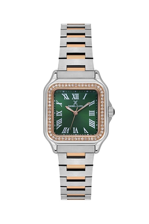 Dk.1.14040-6 Stone Design Square Dial Metal Cord Metal Case 3 Atm Water Resistant Met