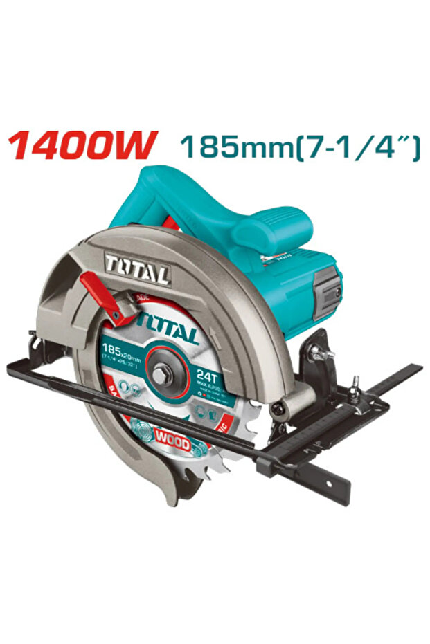 قصاصة خشب دائرية 1400w 7-1/4" توتال Ts11418526
