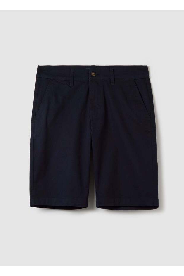 Stretch Cotton Chino Bermuda Shorts