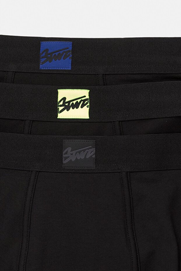 STWD etiketli 3'lü boksör paketi - 4