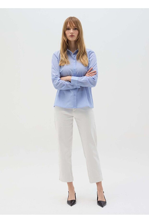 قميص بنمط مخطط - 1