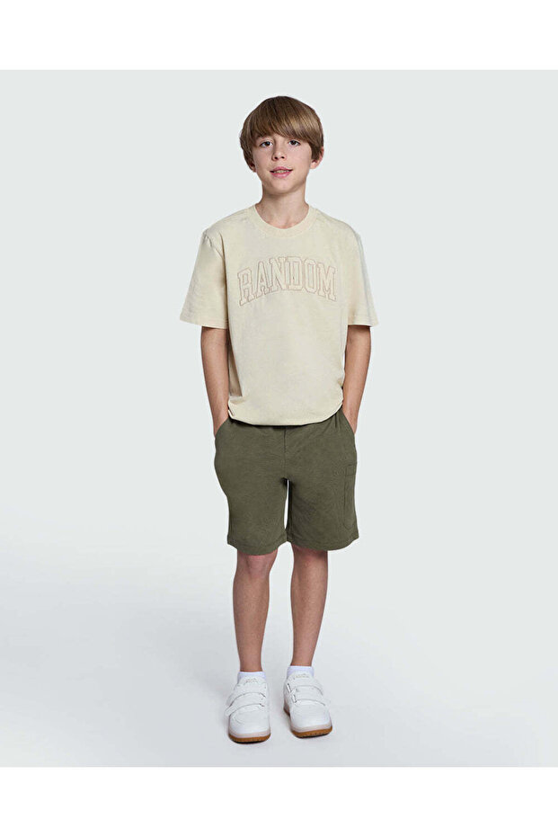 Boys’ Cargo Shorts In Ivy Green
