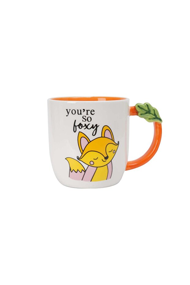 كوب خزفي على شكل دمية ثعلب - 1