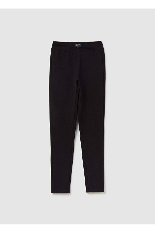 Treggings With V Cut At The Waist